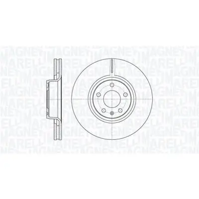 Disco de freno MAGNETI MARELLI 361302040132 Precio De Oferta